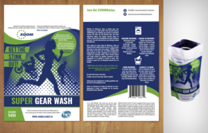 ZOOM Super Gear Wash - Get the stink out! | Graphic Design by MNM