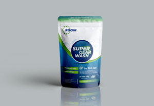 ZOOM Super Gear Wash - Get the stink out! | Graphic Design by Suren Amarathunga