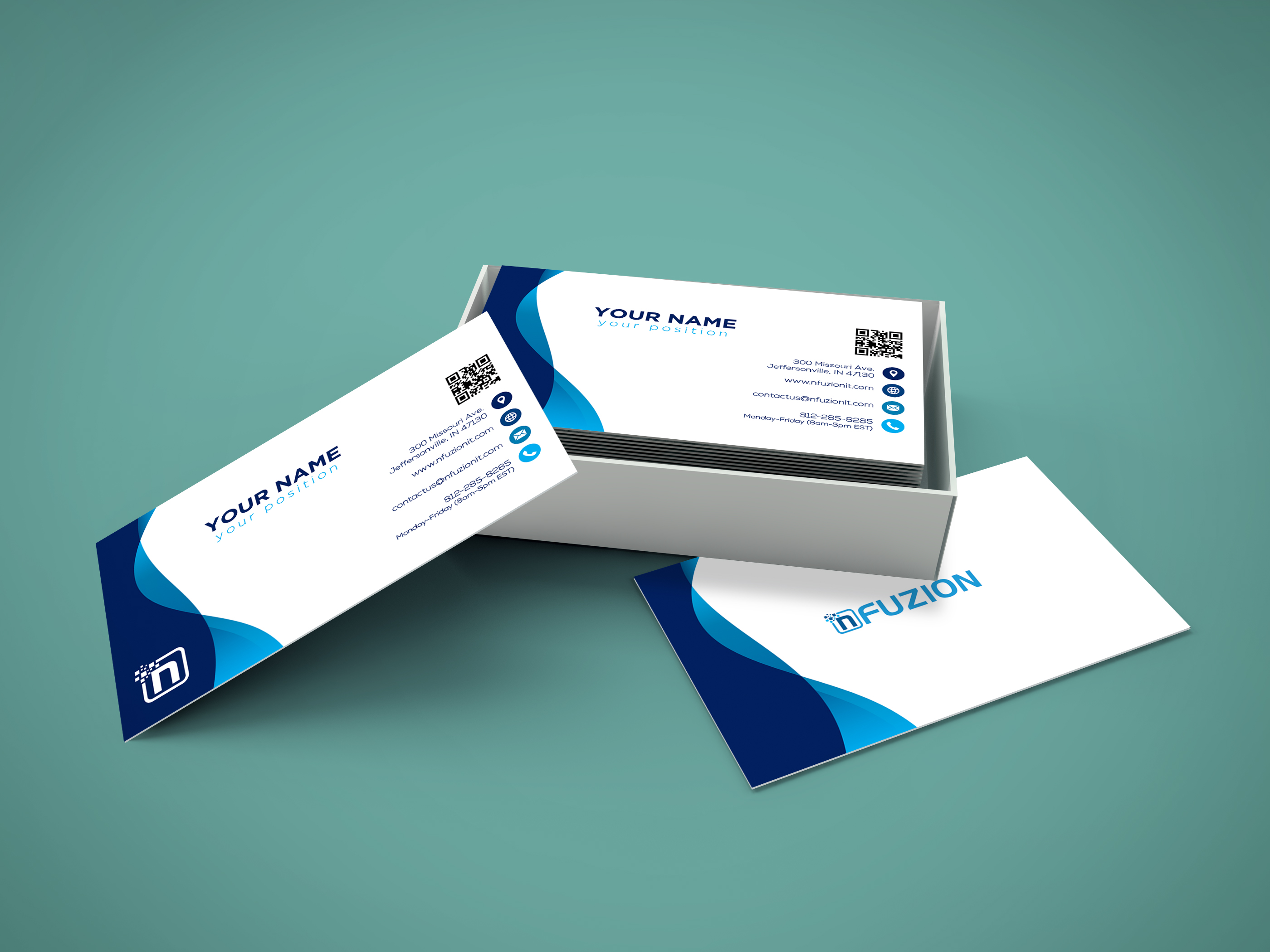 Business Card Design by pentaxial for NFUZION | Design #23168709