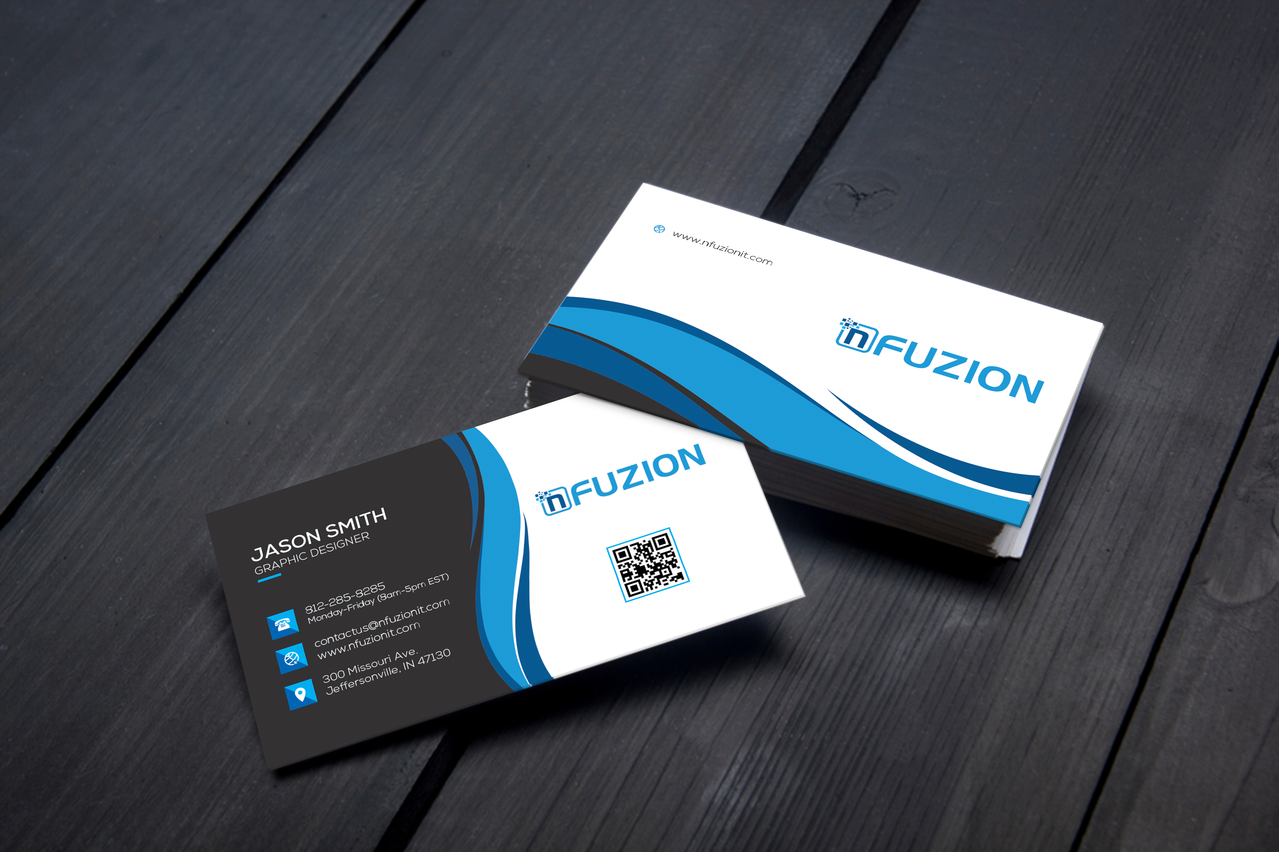 Business Card Design by pentaxial for NFUZION | Design #23168712
