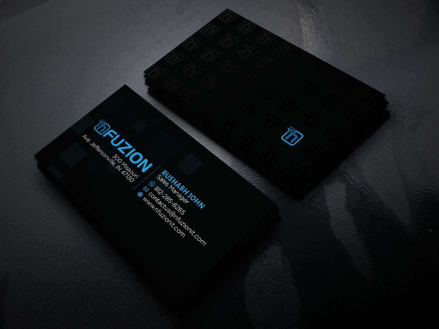 Business Card Design by Verified artistry (Design garden) for NFUZION | Design #23135953