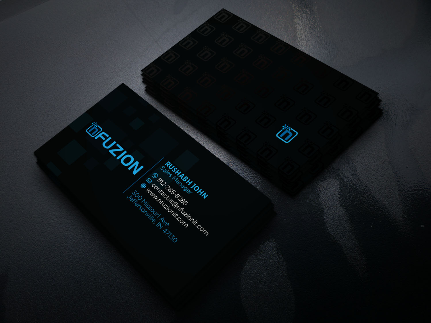 Business Card Design by Verified artistry (Design garden) for NFUZION | Design #23135954