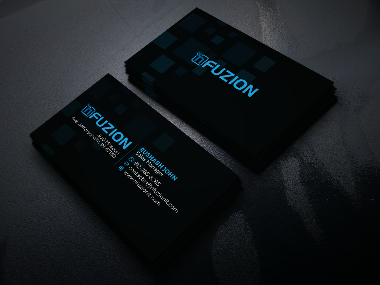 Business Card Design by Verified artistry (Design garden) for NFUZION | Design #23135955