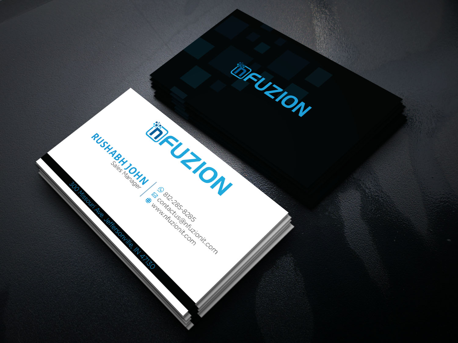 Business Card Design by Verified artistry (Design garden) for NFUZION | Design #23135962