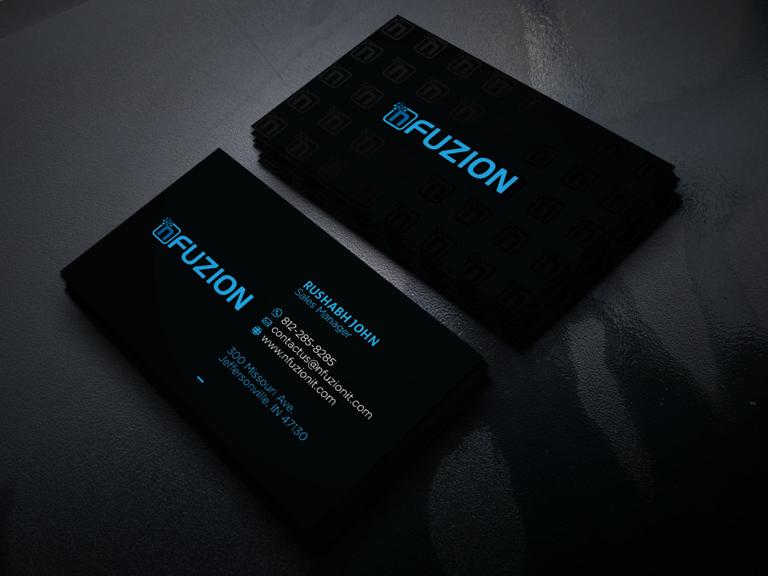 Visitenkarten-Design von Verified artistry für NFUZION | Design #23135972