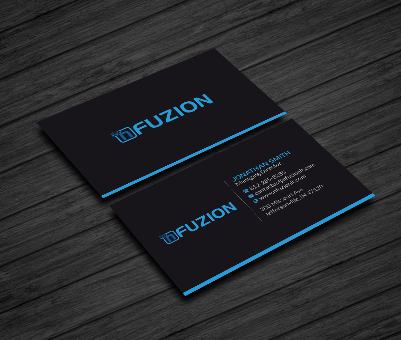 Visitenkarten-Design von Creations Box 2015 für NFUZION | Design #23141227