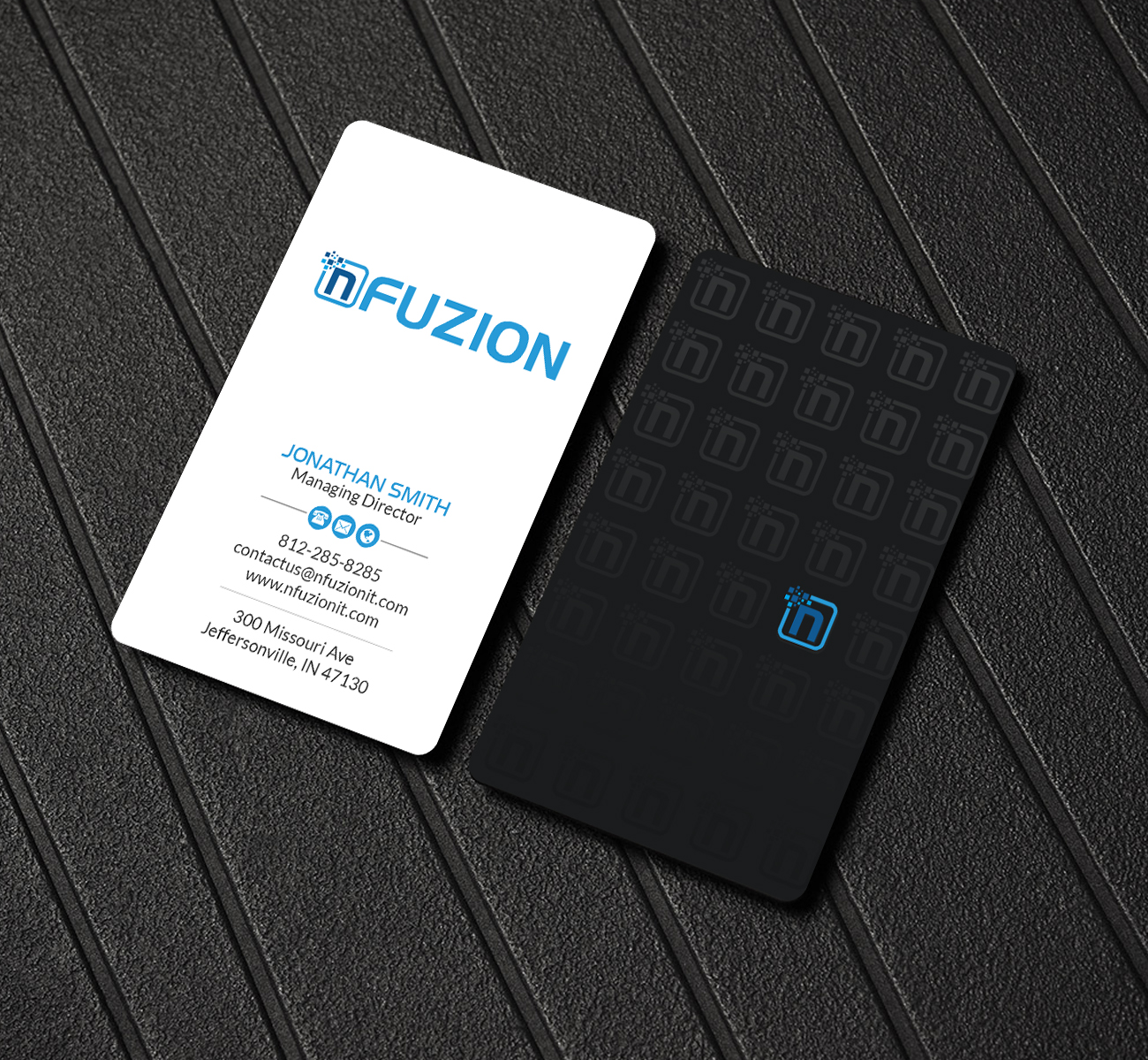 Visitenkarten-Design von Creations Box 2015 für NFUZION | Design #23141253
