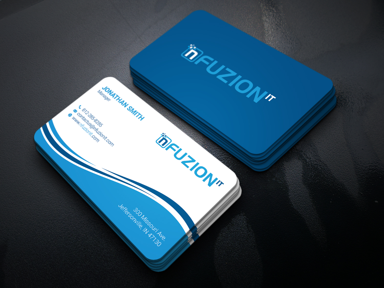 Visitenkarten-Design von LAXMI DESIGNHUB für NFUZION | Design #23147546