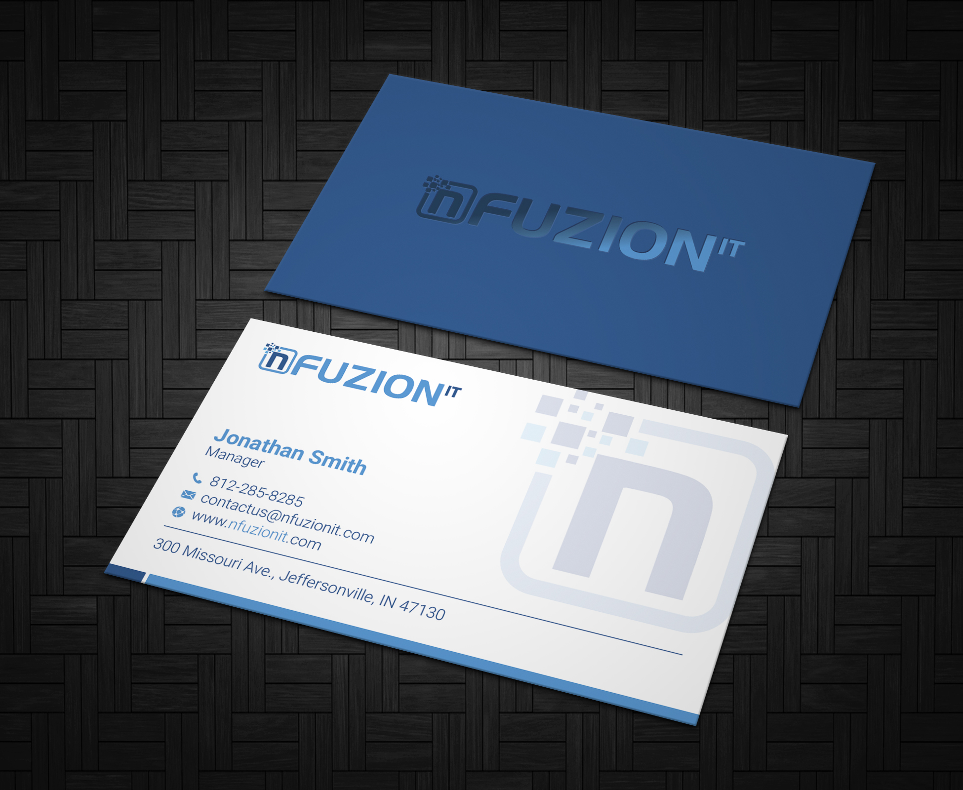 Visitenkarten-Design von LAXMI DESIGNHUB für NFUZION | Design #23147631