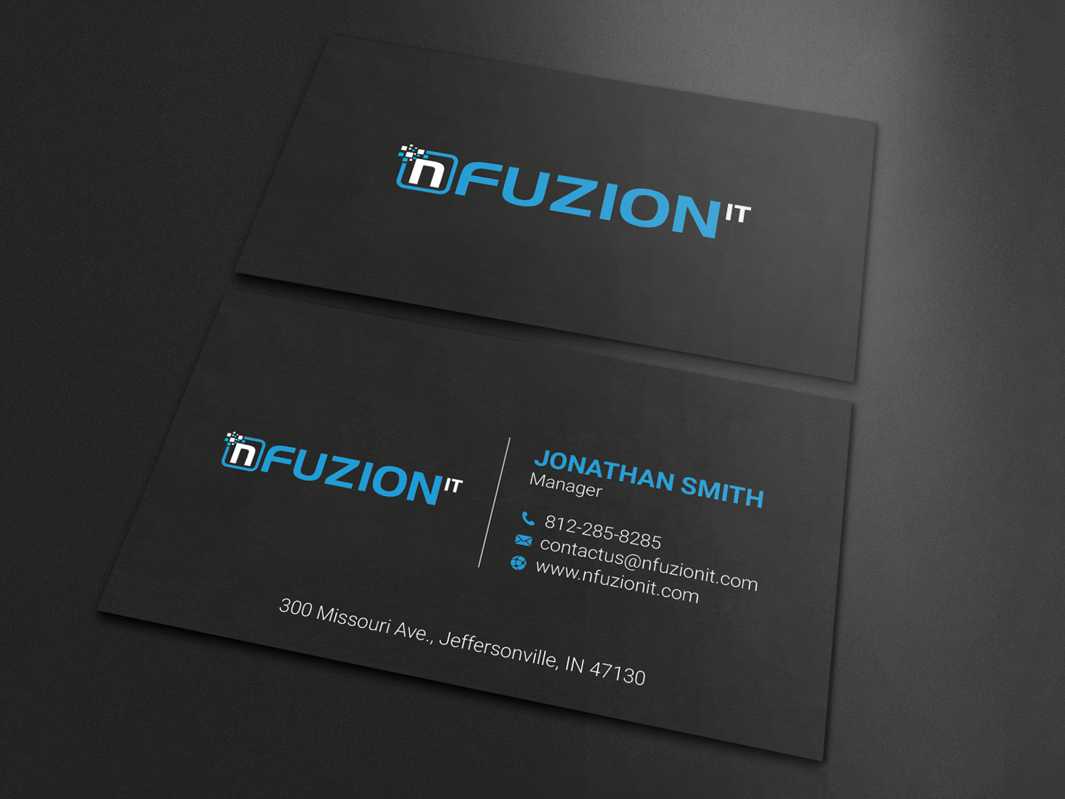 Visitenkarten-Design von LAXMI DESIGNHUB für NFUZION | Design #23147709