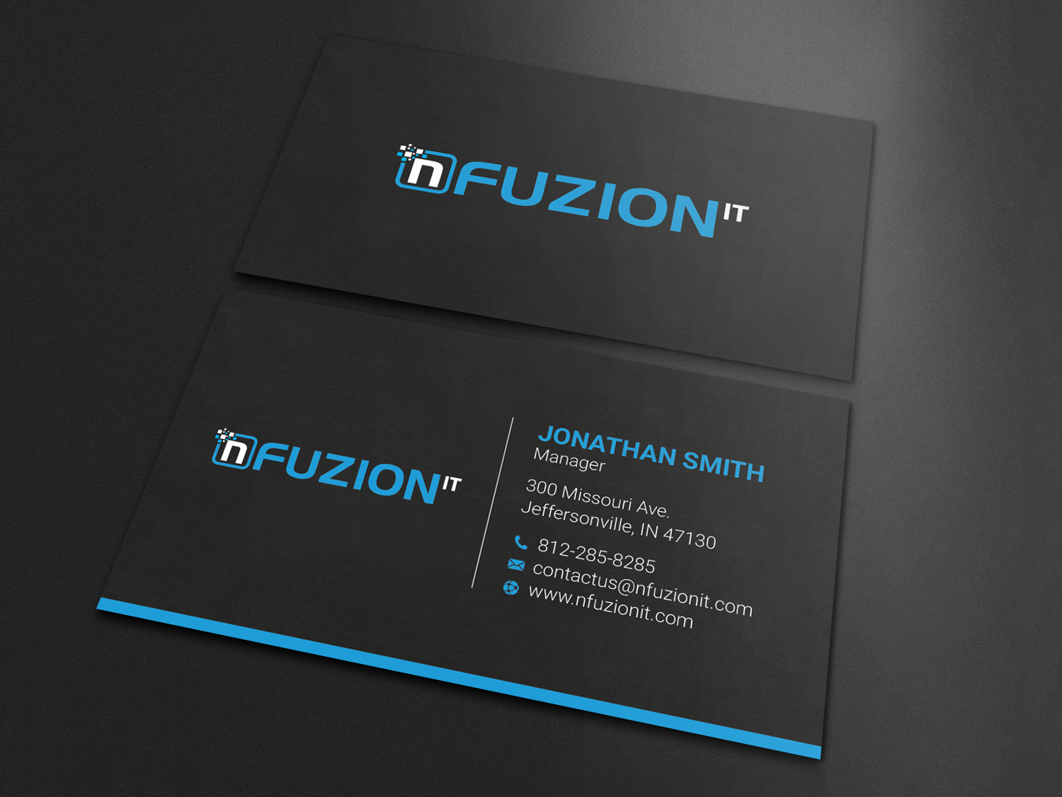 Visitenkarten-Design von LAXMI DESIGNHUB für NFUZION | Design #23147710