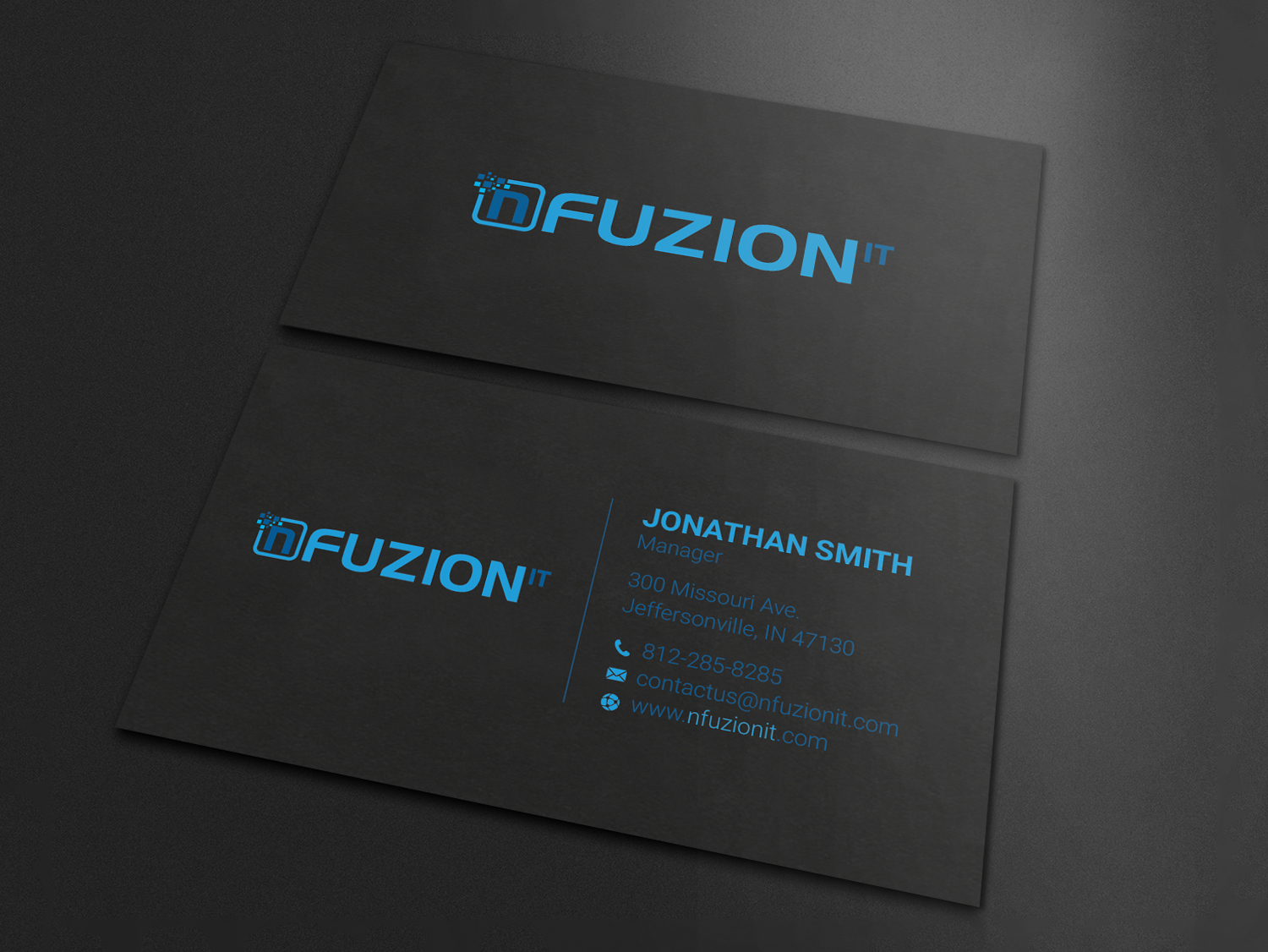 Visitenkarten-Design von LAXMI DESIGNHUB für NFUZION | Design #23147711