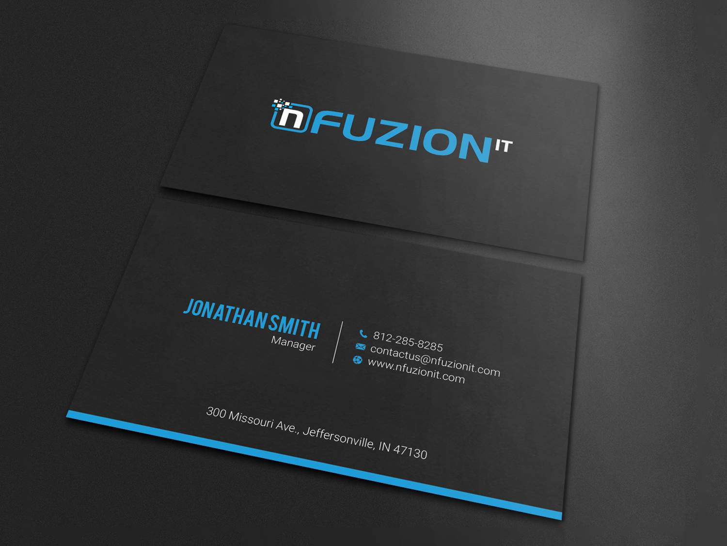 Visitenkarten-Design von LAXMI DESIGNHUB für NFUZION | Design #23147803