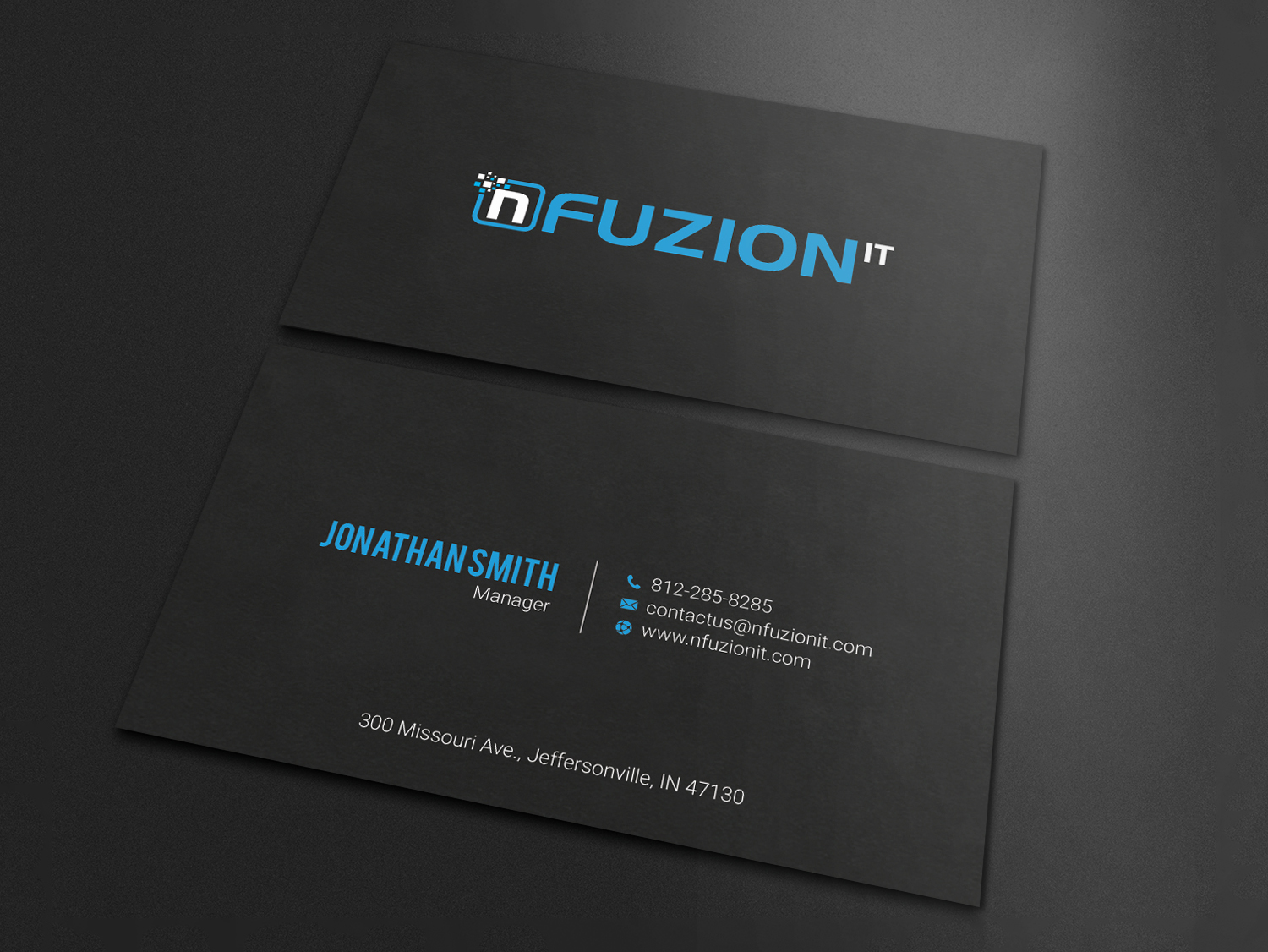 Visitenkarten-Design von LAXMI DESIGNHUB für NFUZION | Design #23147804