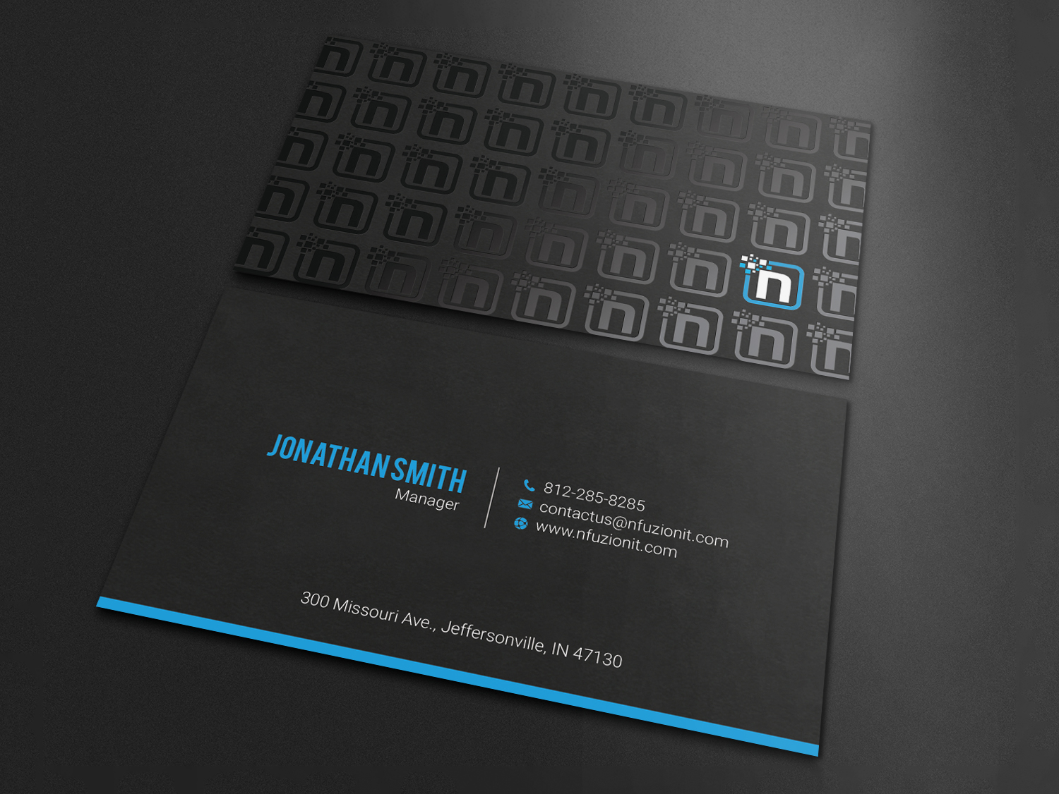 Visitenkarten-Design von LAXMI DESIGNHUB für NFUZION | Design #23147805