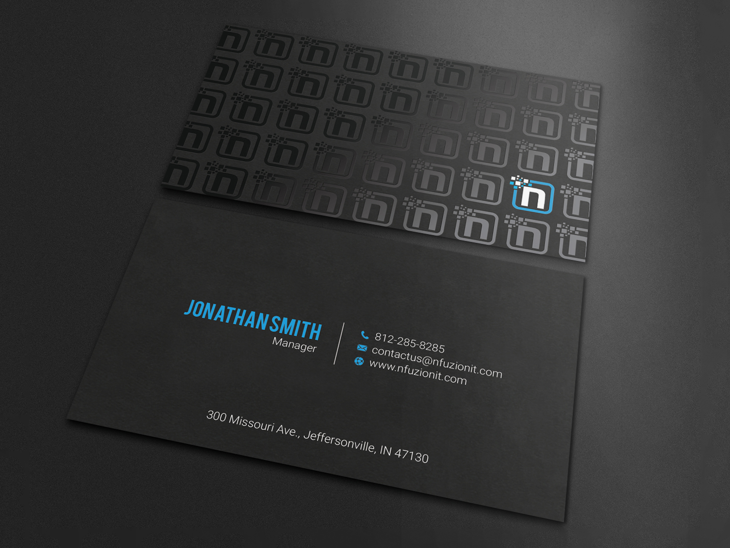 Visitenkarten-Design von LAXMI DESIGNHUB für NFUZION | Design #23147807