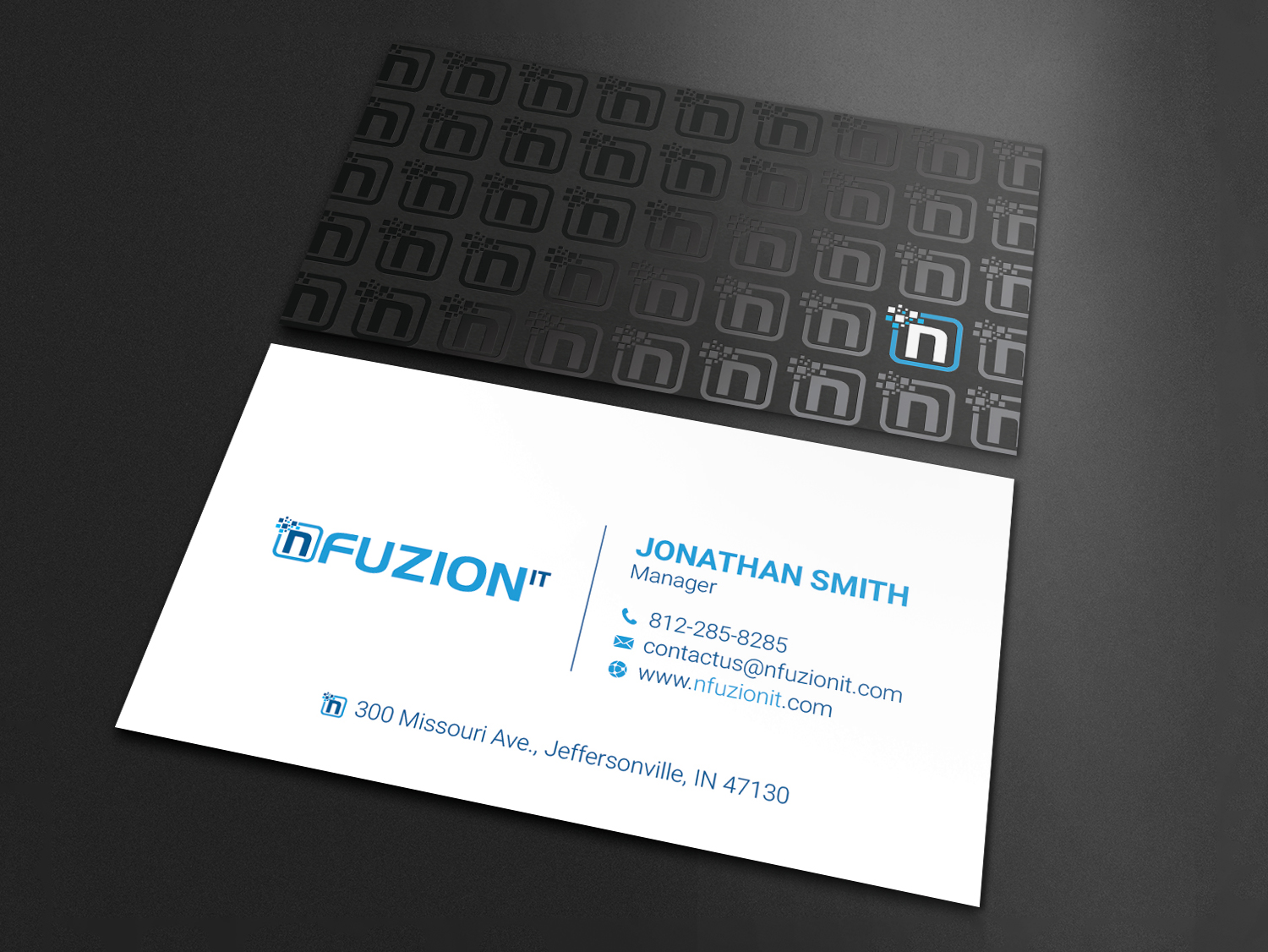 Visitenkarten-Design von LAXMI DESIGNHUB für NFUZION | Design #23147814