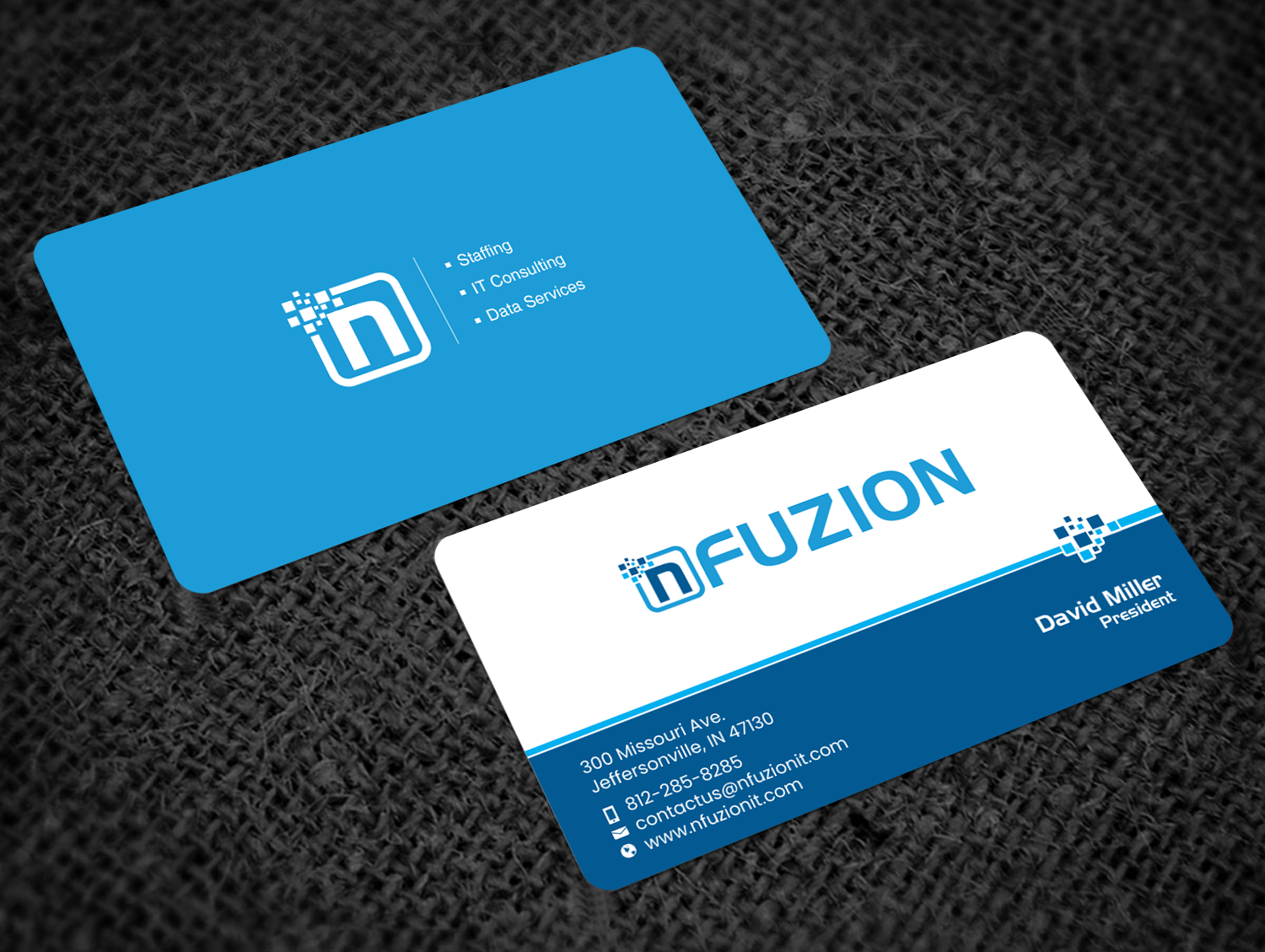 Business Card Design by Brand aid for NFUZION | Design #23149604