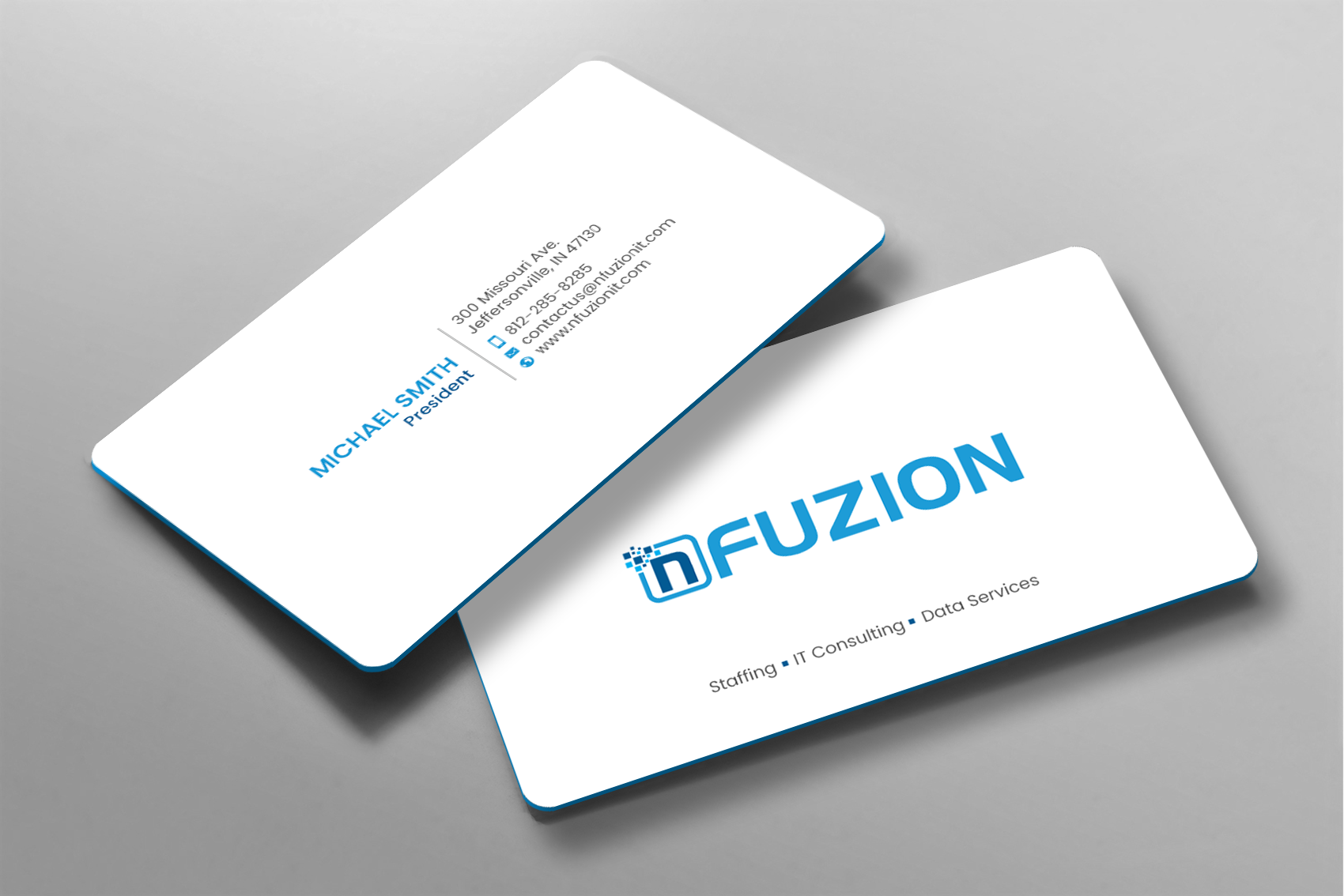 Visitenkarten-Design von chandrayaan.creative für NFUZION | Design #23132286