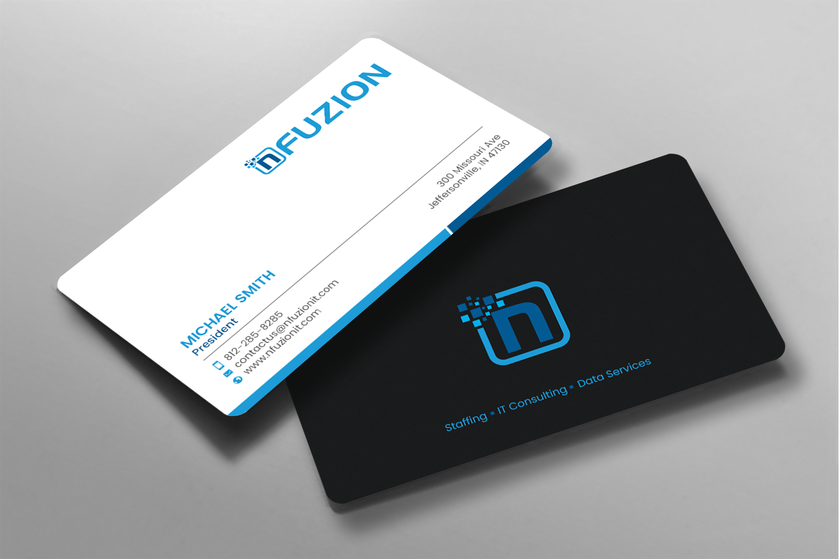 Business Card Design by chandrayaan.creative for NFUZION | Design #23132289