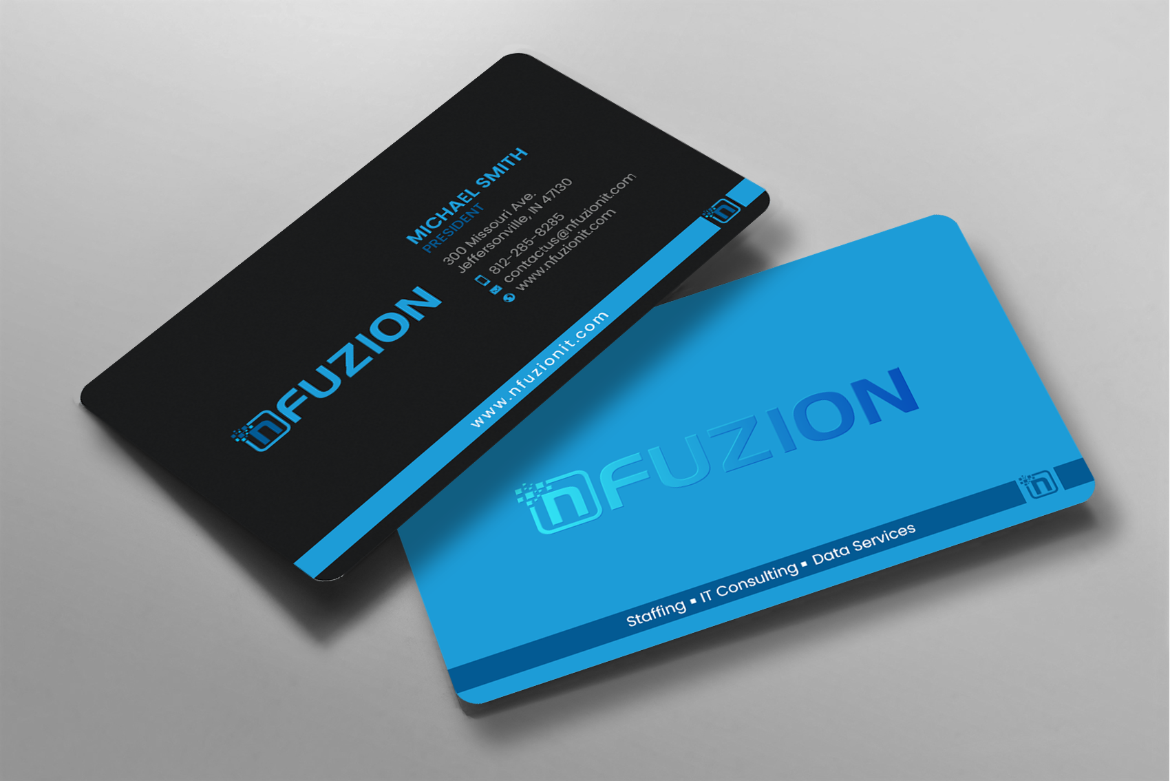 Visitenkarten-Design von chandrayaan.creative für NFUZION | Design #23133733