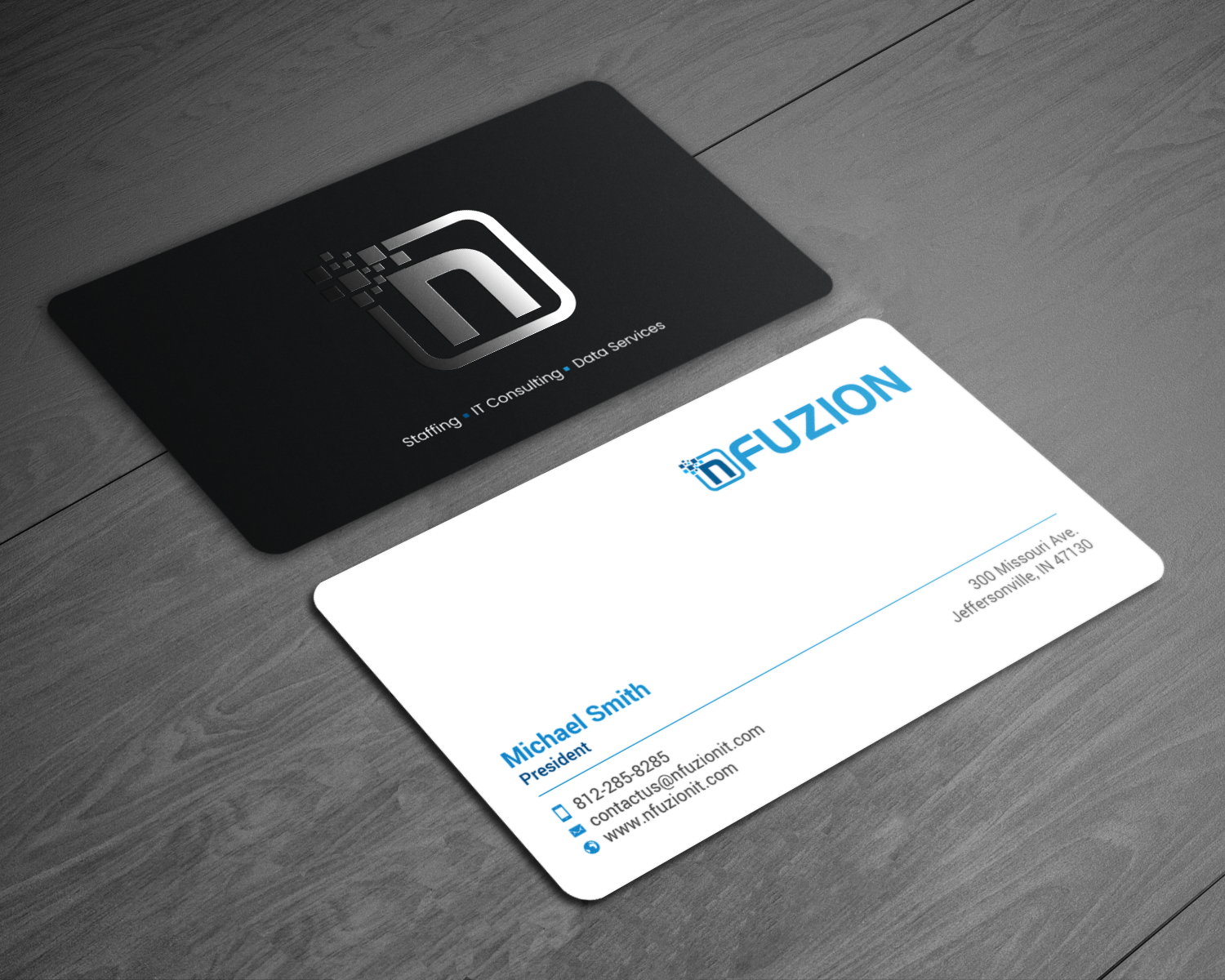 Visitenkarten-Design von chandrayaan.creative für NFUZION | Design #23135181