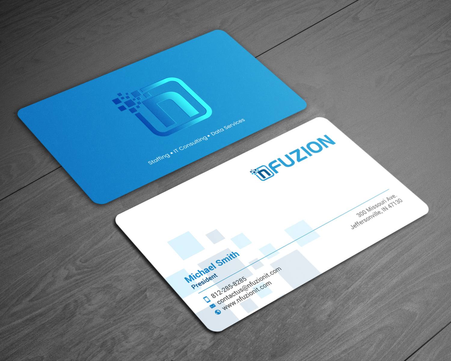 Business Card Design by chandrayaan.creative for NFUZION | Design #23135182