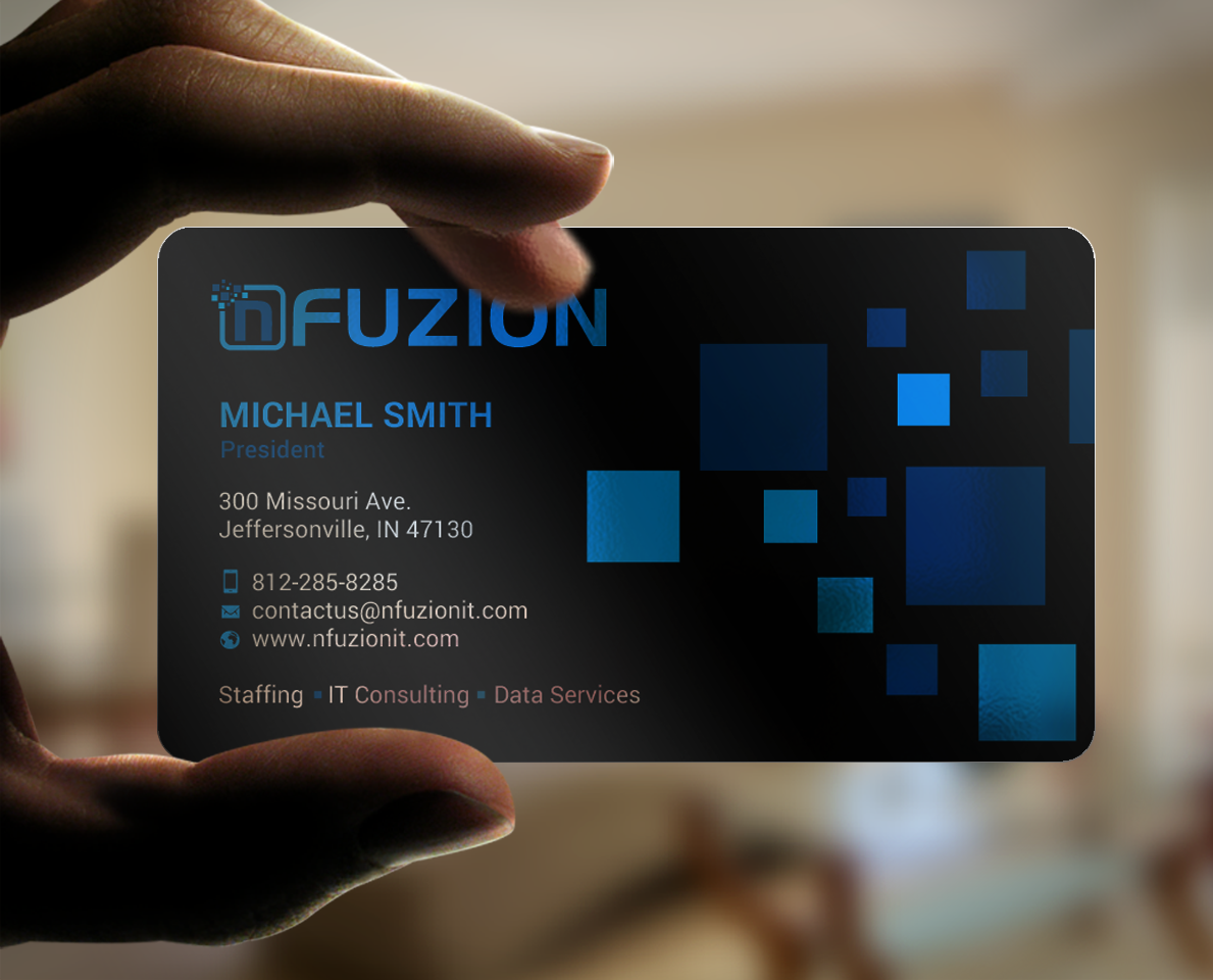 Visitenkarten-Design von chandrayaan.creative für NFUZION | Design #23135728