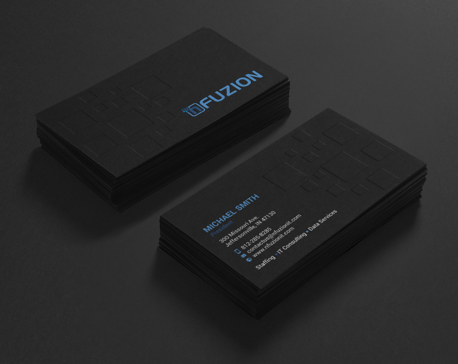 Business Card Design by chandrayaan.creative for NFUZION | Design #23135729