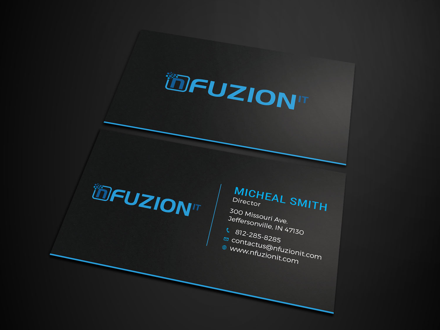 Diseño de Tarjeta de Presentación por Tripti Ranjan Gain para NFUZION | Diseño #23133749