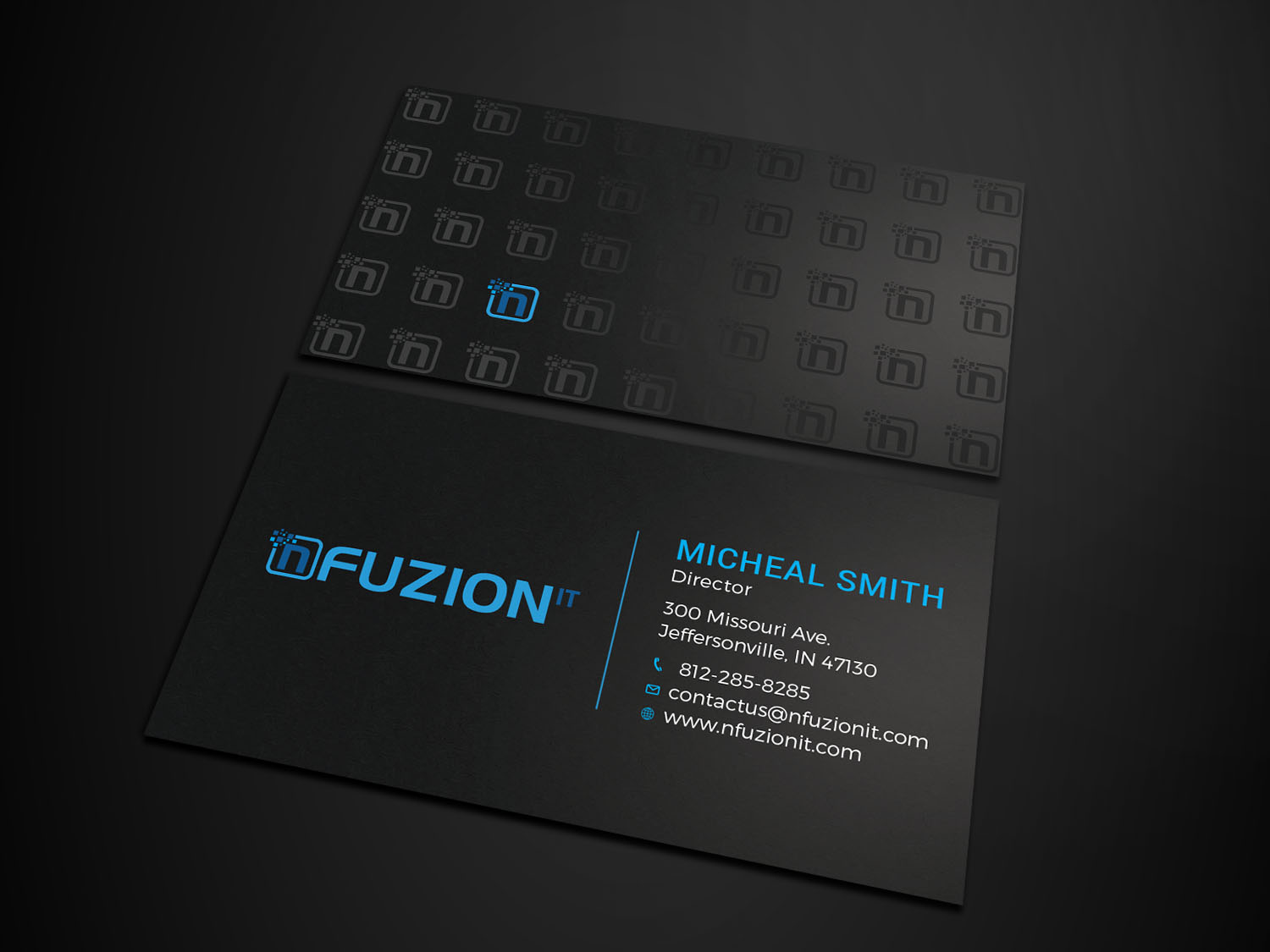 Business Card Design by Tripti Ranjan Gain for NFUZION | Design #23133751
