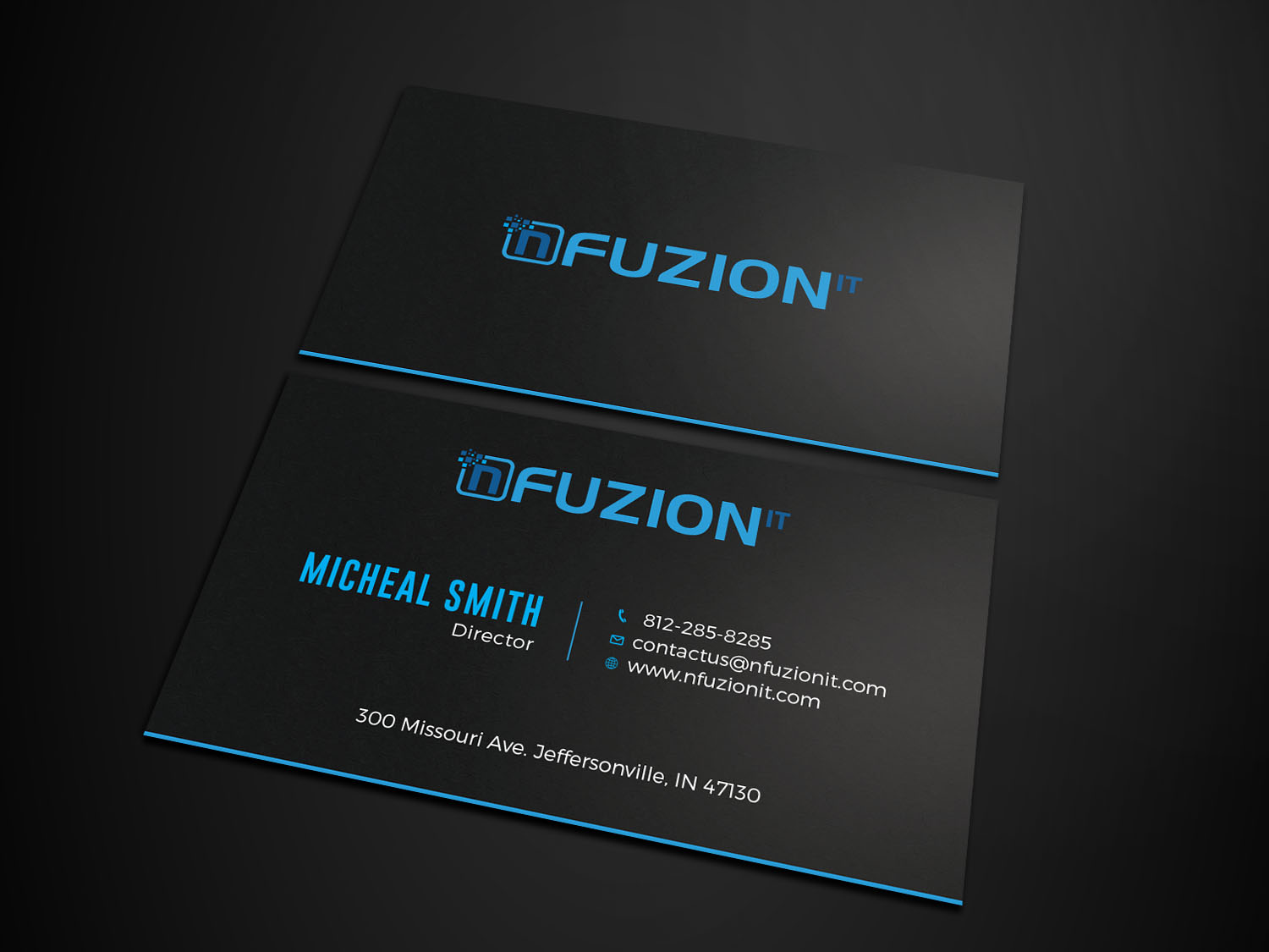 Business Card Design by Tripti Ranjan Gain for NFUZION | Design #23133756