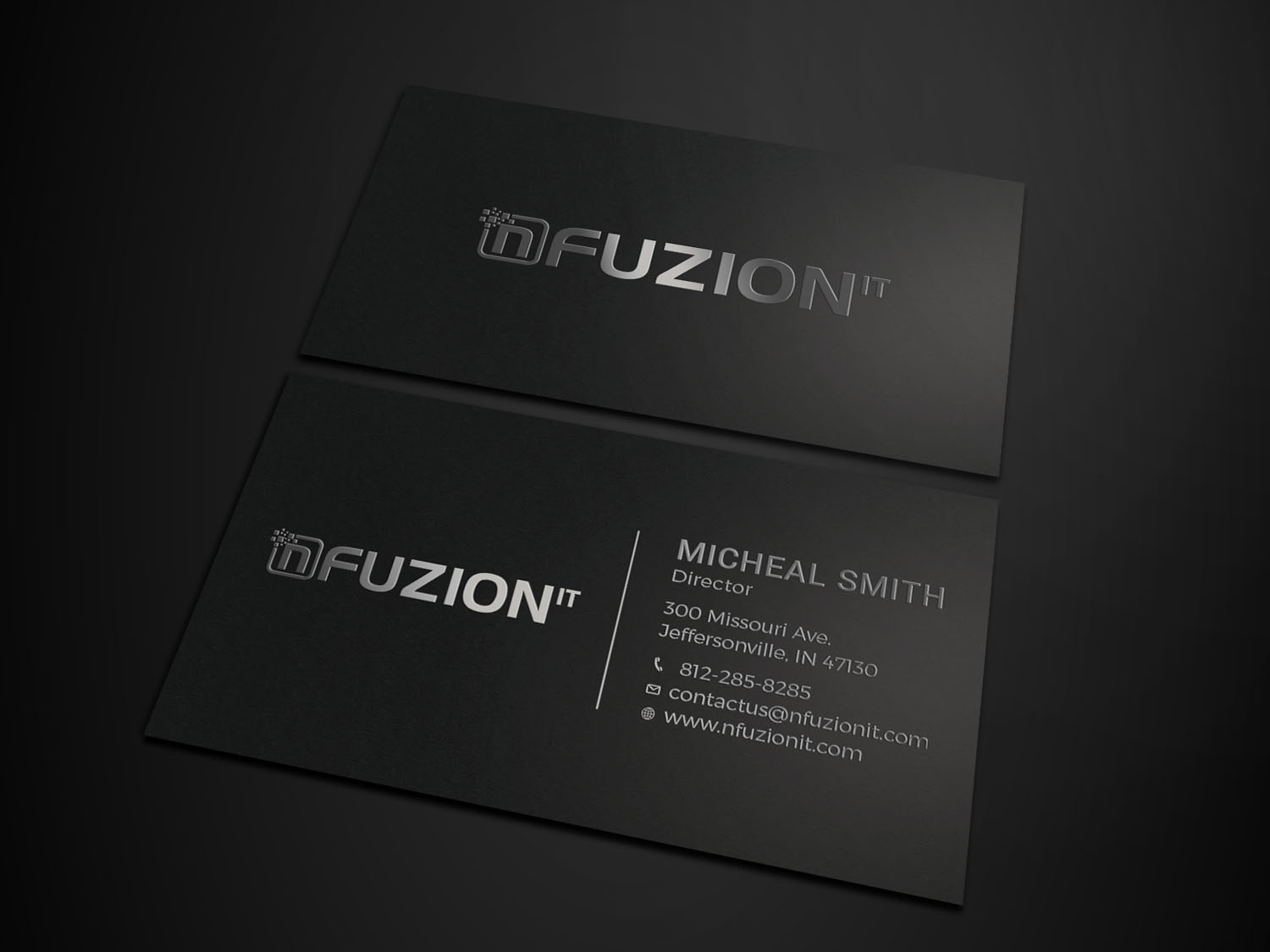 Visitenkarten-Design von Tripti Ranjan Gain für NFUZION | Design #23133757