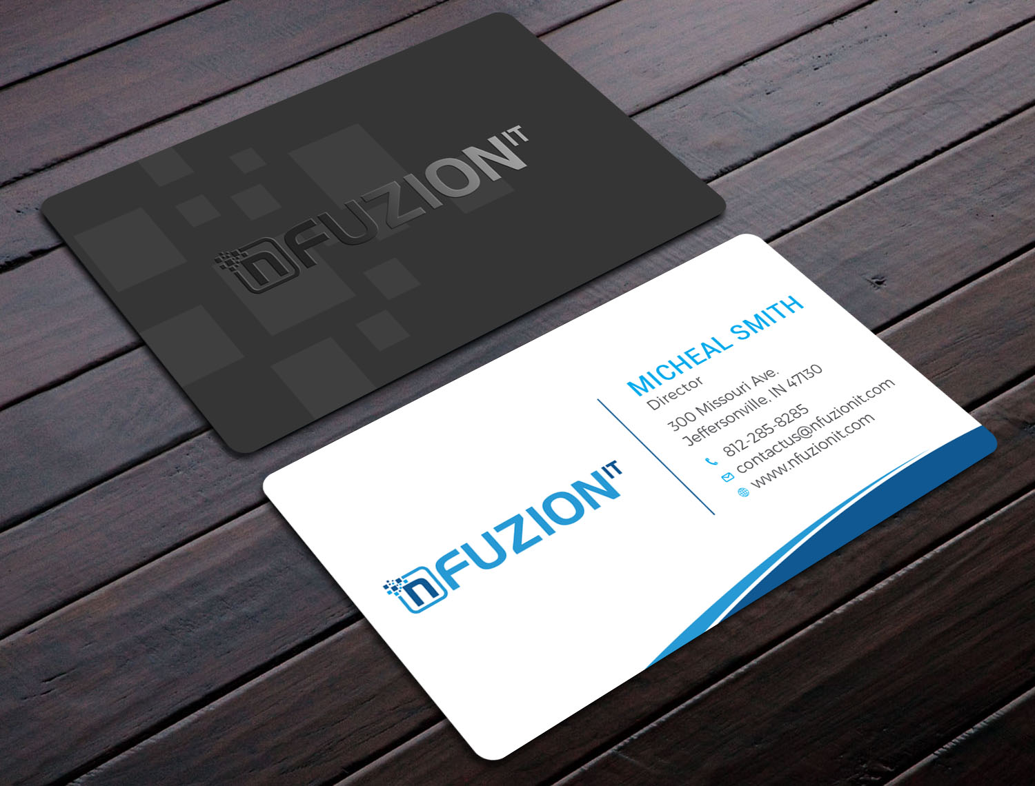 Diseño de Tarjeta de Presentación por Tripti Ranjan Gain para NFUZION | Diseño #23133776