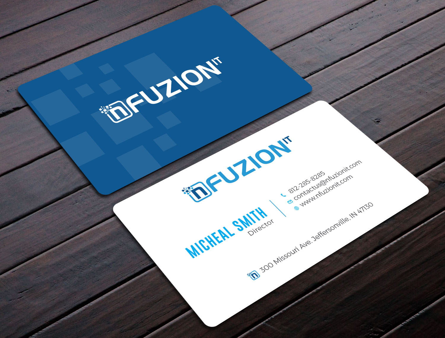 Diseño de Tarjeta de Presentación por Tripti Ranjan Gain para NFUZION | Diseño #23133784