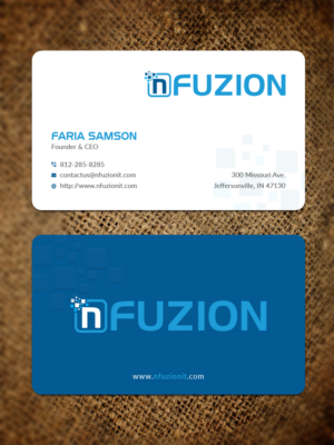 NFUZION Corporate Business Card | Business Card Design by Bold Pixels