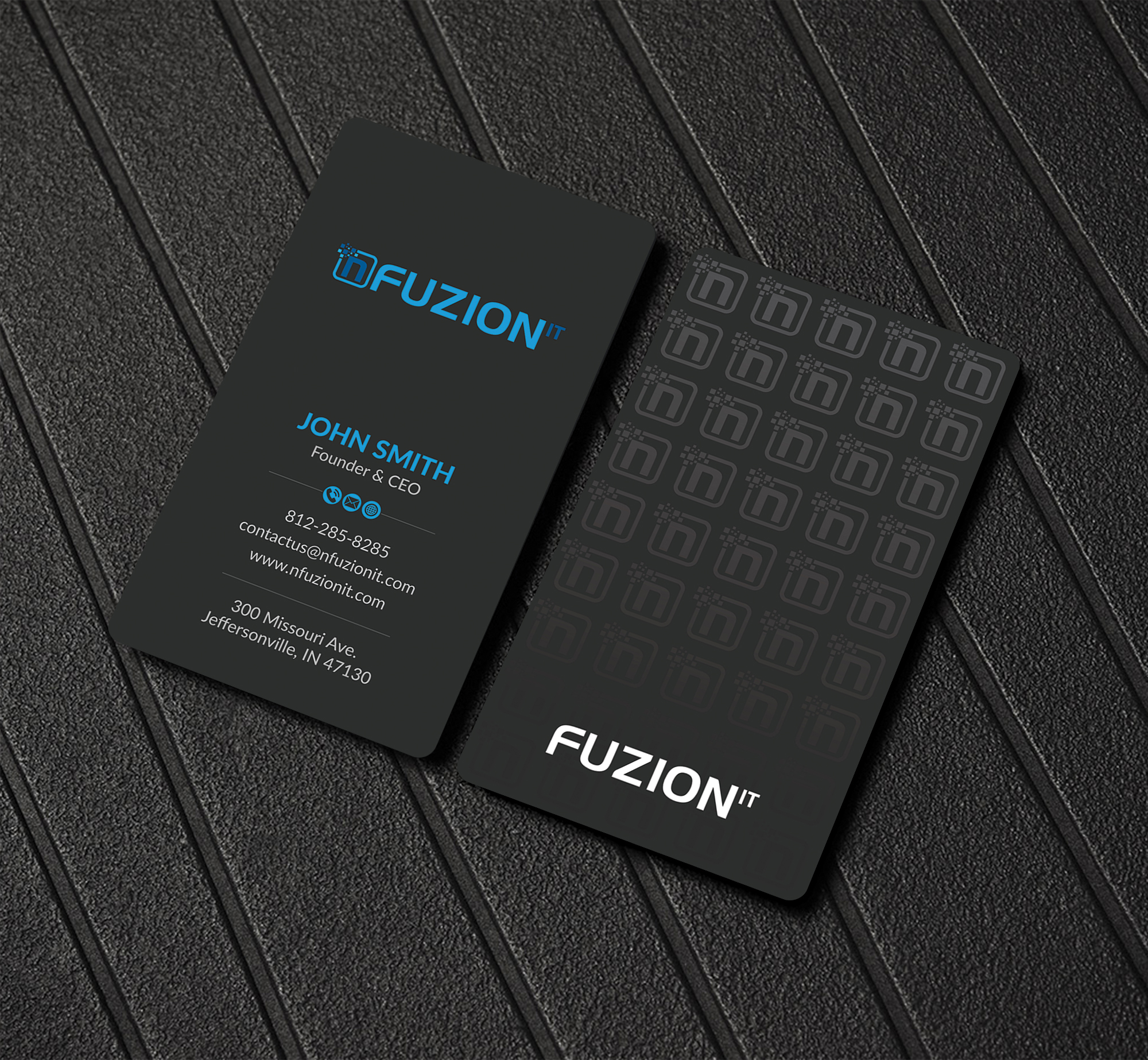 Business Card Design by Musa. A for NFUZION | Design #23145396