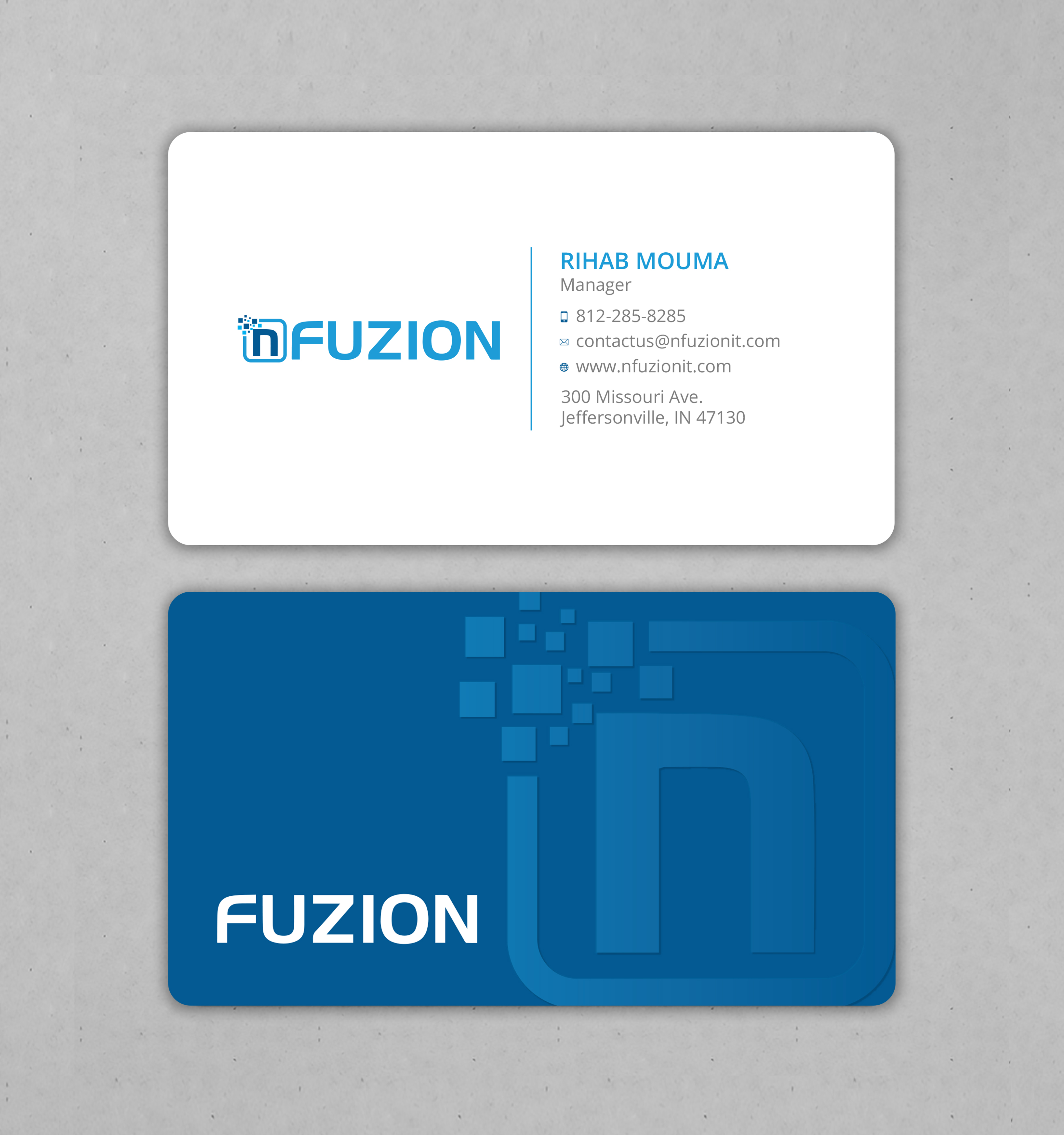 Design de Carte de Visite par Uttom 2 pour NFUZION | Design #23139908