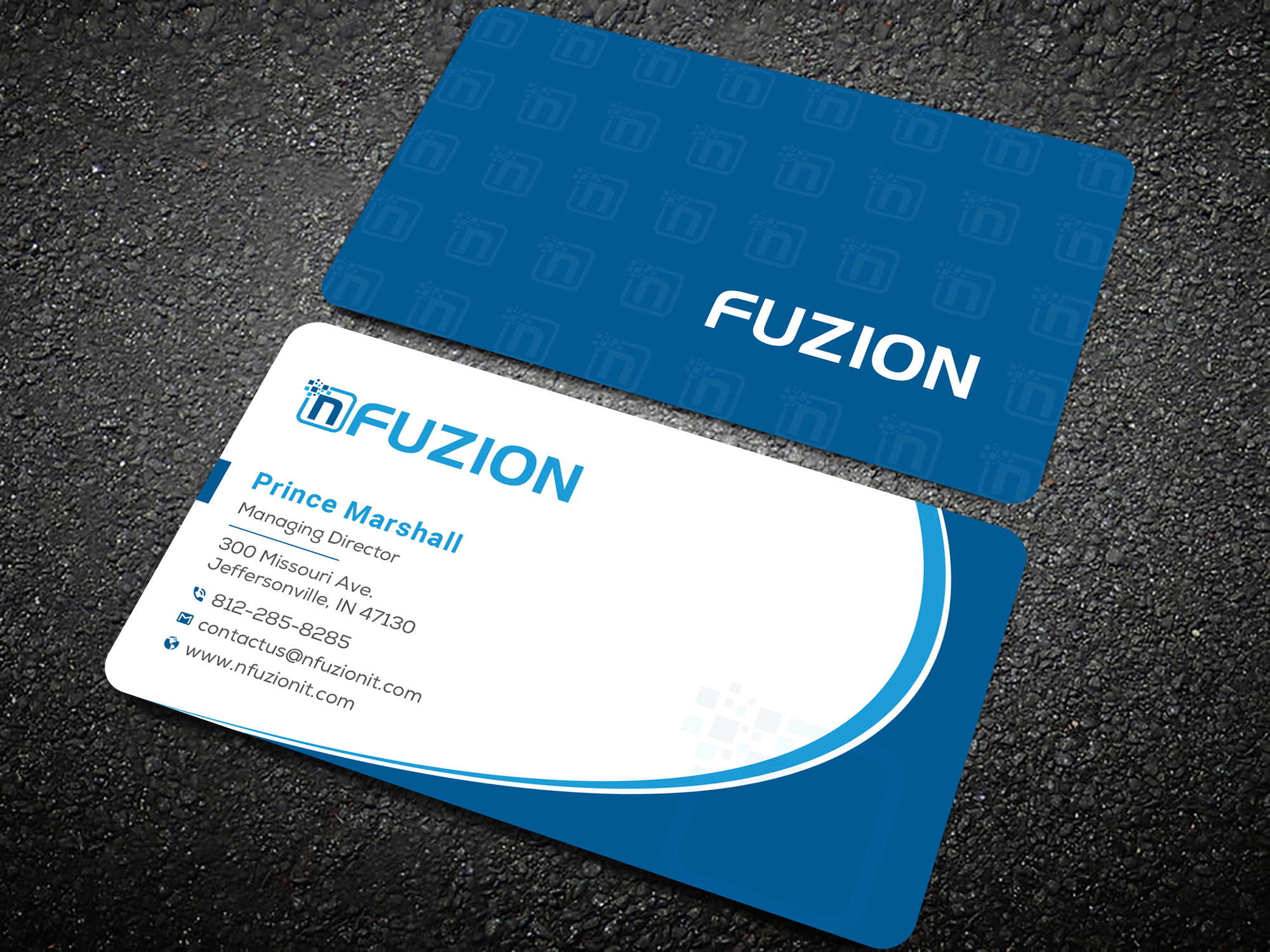 Visitenkarten-Design von Uttom 2 für NFUZION | Design #23179131