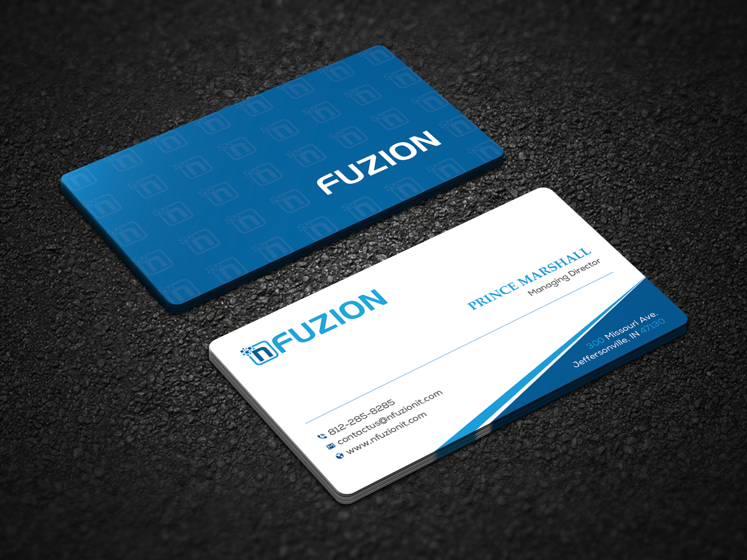 Visitenkarten-Design von Uttom 2 für NFUZION | Design #23179141