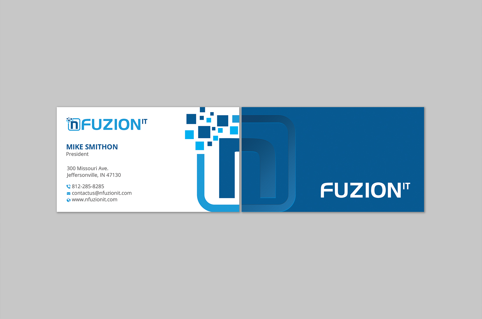 Visitenkarten-Design von DesignShout für NFUZION | Design #23161312
