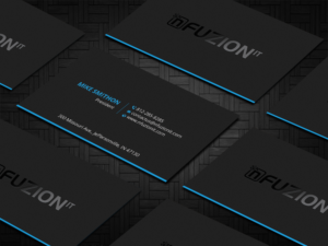 NFUZION Corporate Business Card | Business Card Design by DesignShout