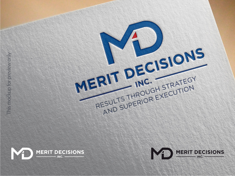 Diseño de Logo por Atvento Graphics para Merit Decision | Diseño #23138028