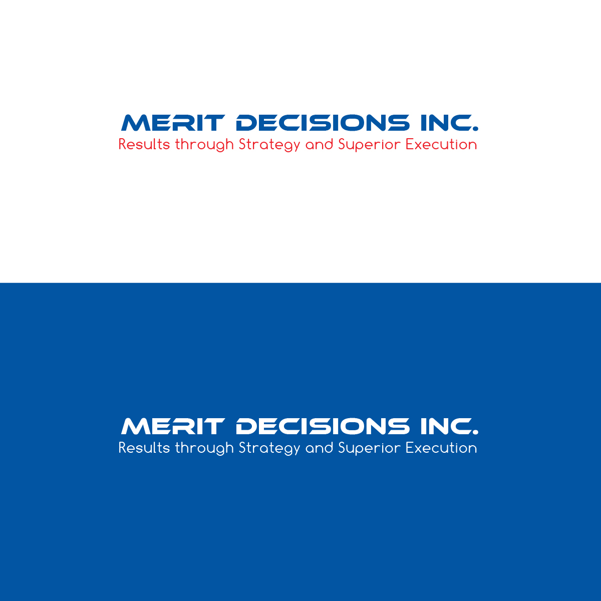 Logo Design by Lin23 for Merit Decision | Design #23141086
