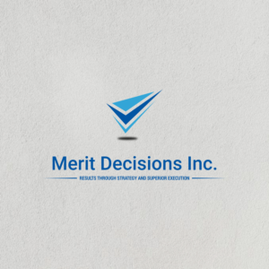 Merit Decisions Inc. Results through Strategy and superior execution.  | Design de Logo par wati rivca villia 95