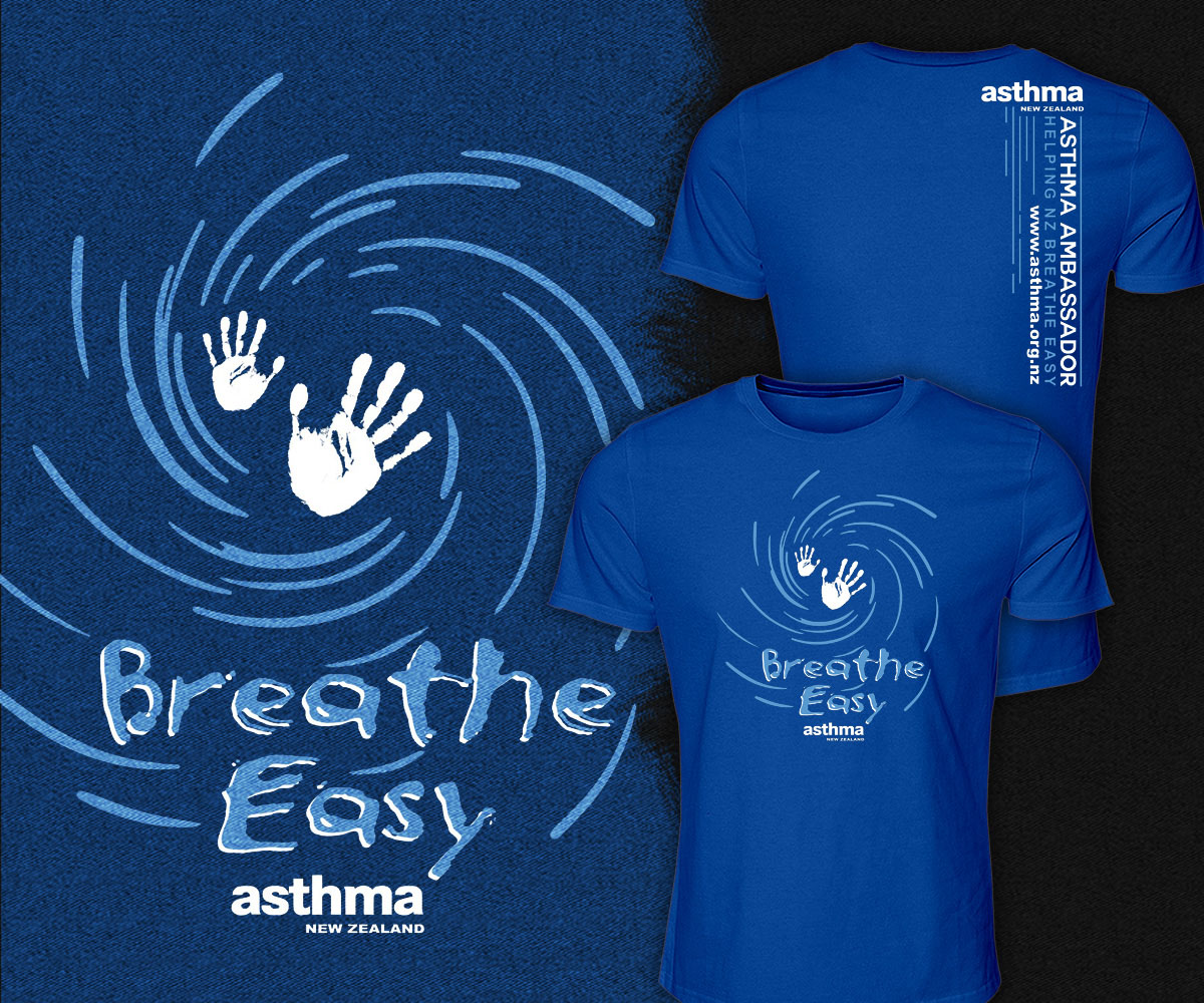 T-shirt Design by Falih A for Asthma NZ | Design #23165764