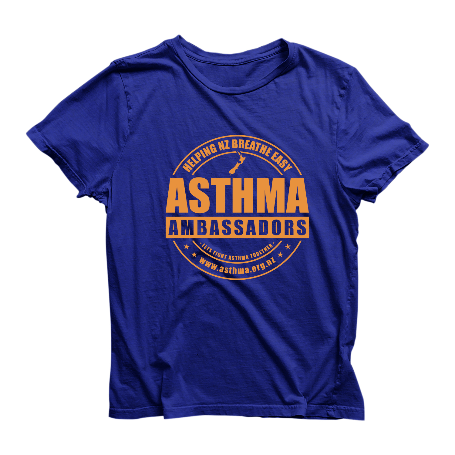 T-shirt Design by Barney Stinson for Asthma NZ | Design #23138352
