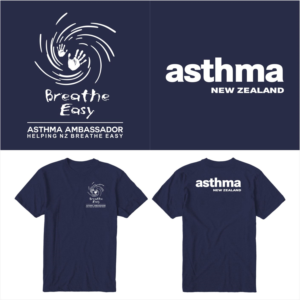 T-Shirt-Design von Creative M^ck für Asthma NZ | Design: #23136882