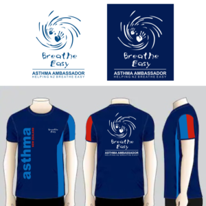 T-shirt Design by Nadz10 for Asthma NZ | Design #23150346