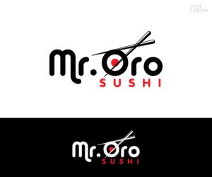 Mr.  Oro Sushi | Logo Design by Dot Design 3